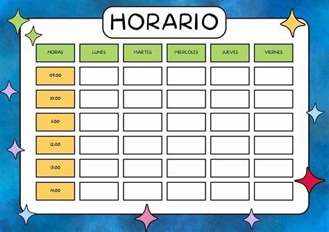 Horarios